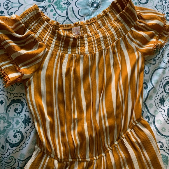 Bright and Beautiful Striped Jumpsuit - Picture 2 of 3